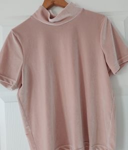 Madewell Womens Short Sleeve Mock Turtleneck